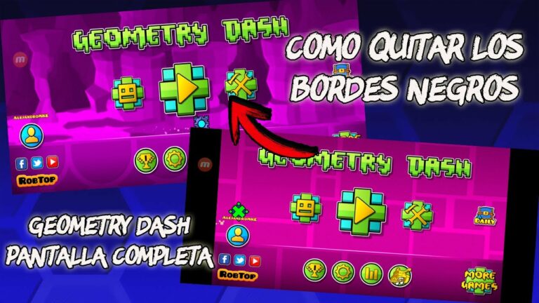 Como Quitar La Pantalla Completa De Geometry Dash Dontruko