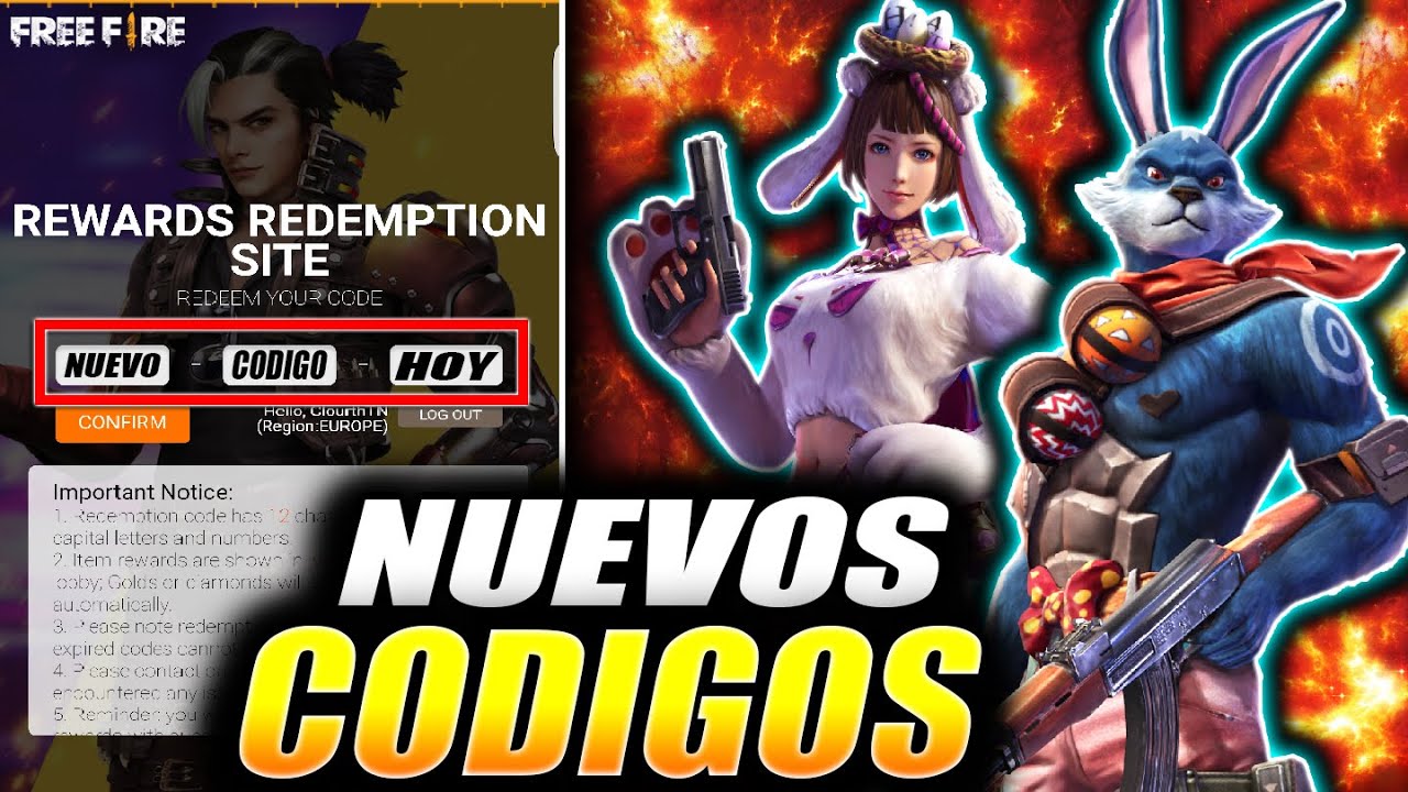 Códigos de Free Fire Rewards ff b44fvgc67q22 ff reward Códigos de Free Fire de Hoy