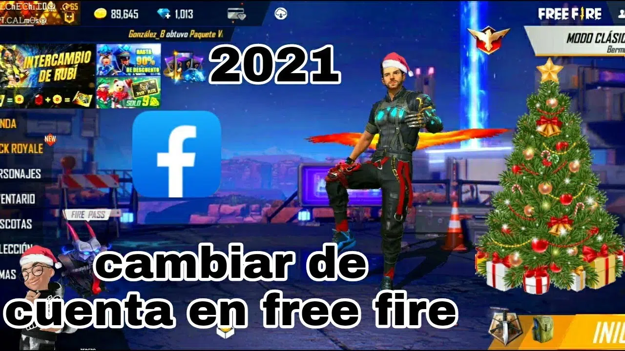 COMO CAMBIAR DE CUENTA DE FACEBOOK EN FREE FIRE 2021//Nueva