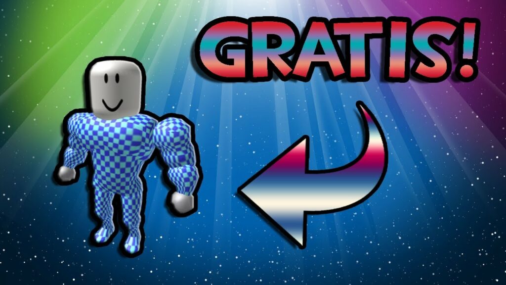 COMO PEGAR PERSONAGEM MUSCULOS GRÁTIS ROBLOX - (ROBLOX) roblox