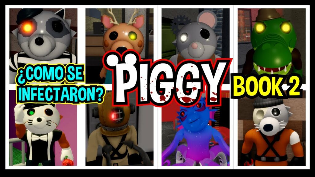 ▷ Como os personagens foram infectados Piggy 2023 ❤️ DONTRUKO