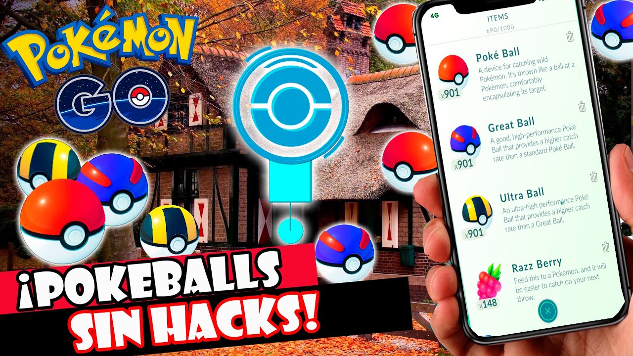 Como Conseguir Pokebolas Gratis en Pokémon Go