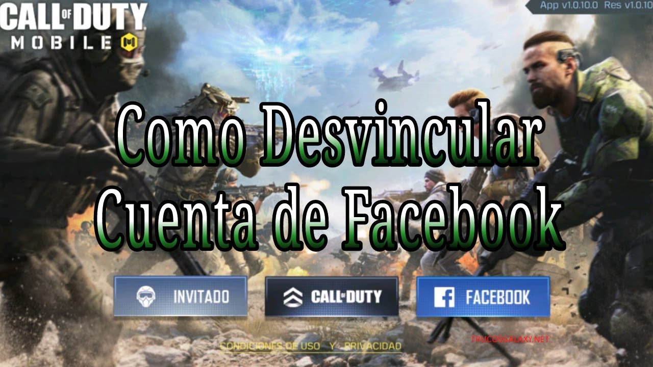 Como Desvincular Facebook de Call of Duty Mobile