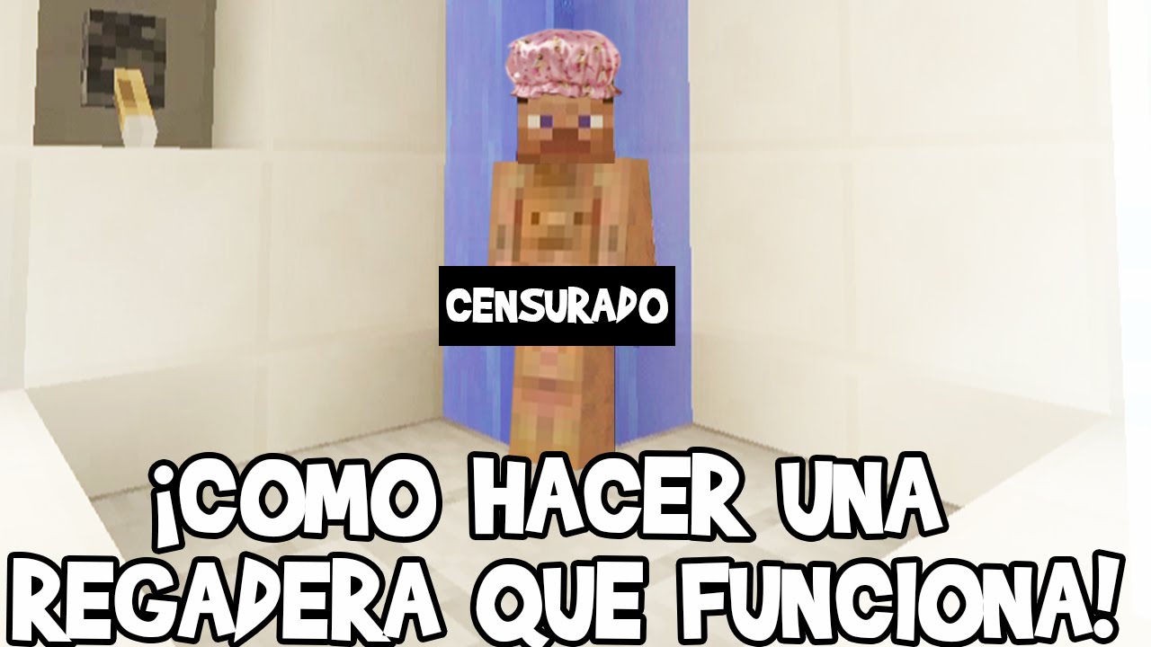 Como Hacer una Regadera en Minecraft