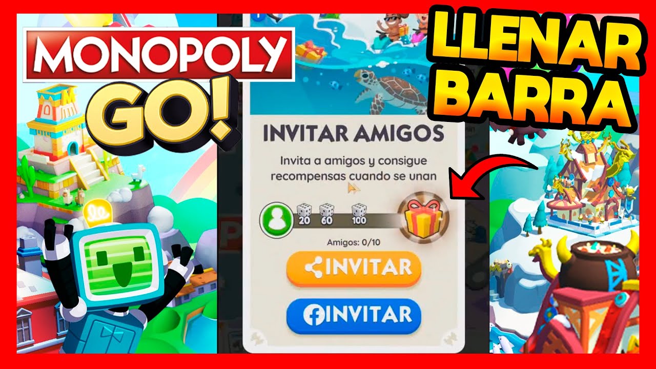 Cómo Llenar Barra de Amigos Monopoly Go
