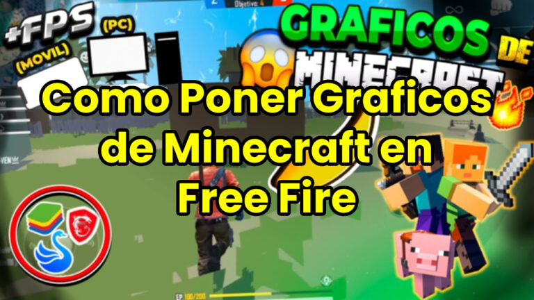 Como Poner Graficos de Minecraft en Free Fire