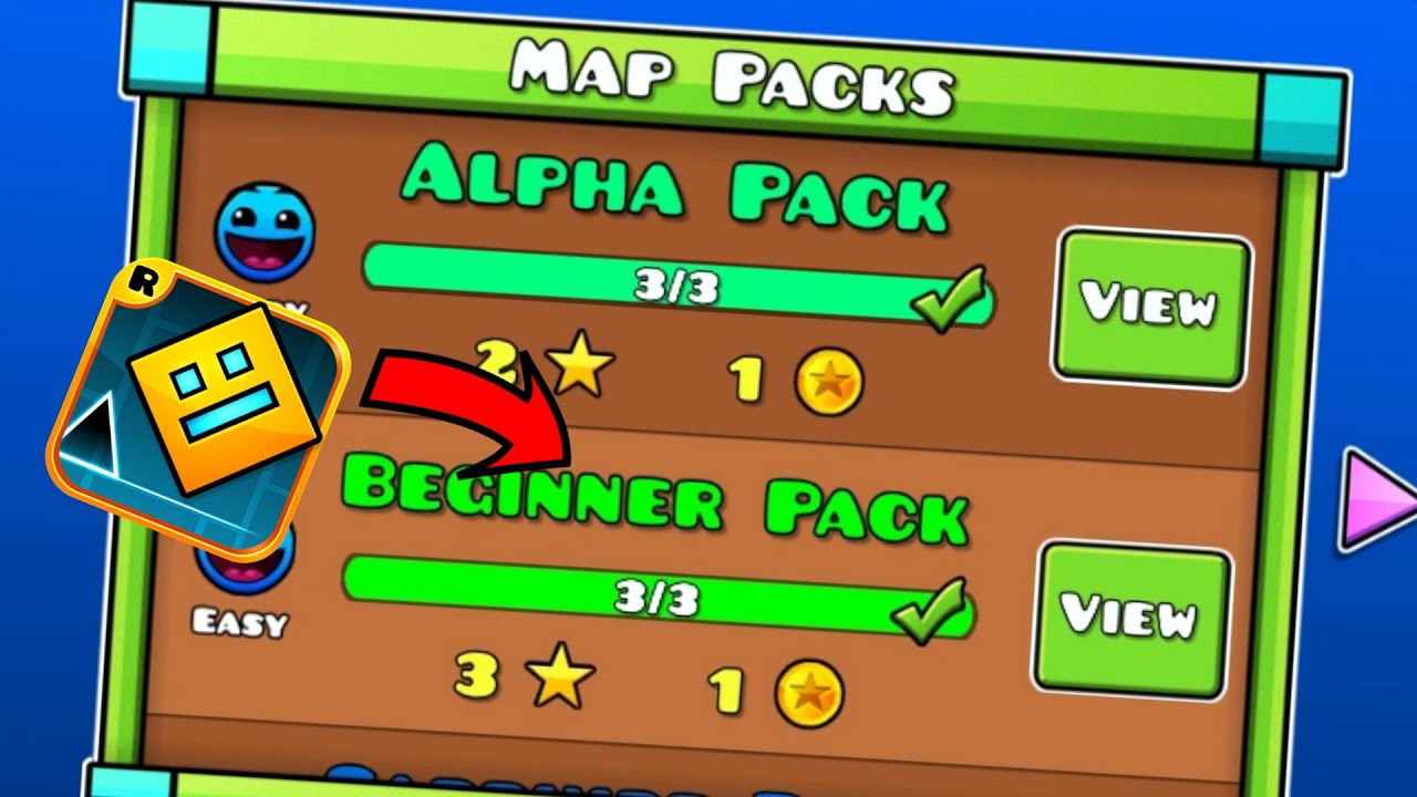 Como buscar mapas en Geometry Dash