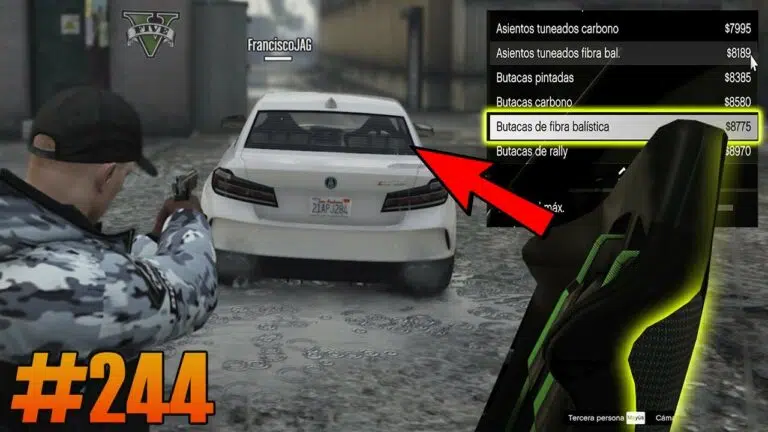 Como cambiar de asiento en GTA V  Pc