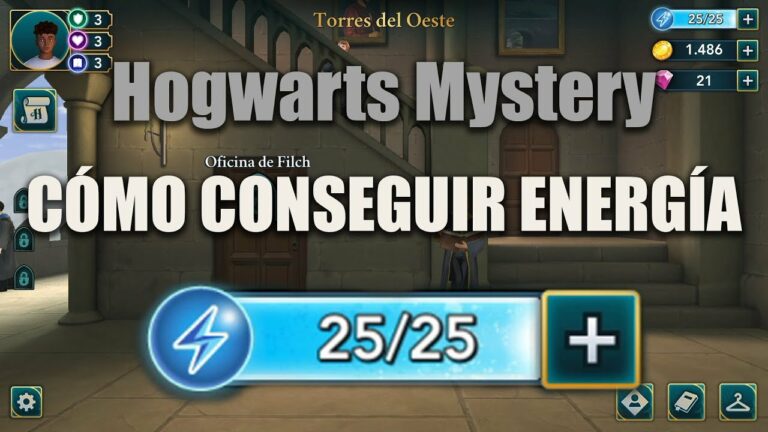 Como conseguir mas energia en Harry Potter Hogwarts Mystery