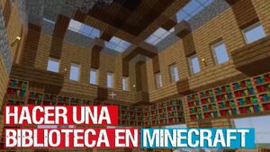 Como hacer una biblioteca en Minecraft