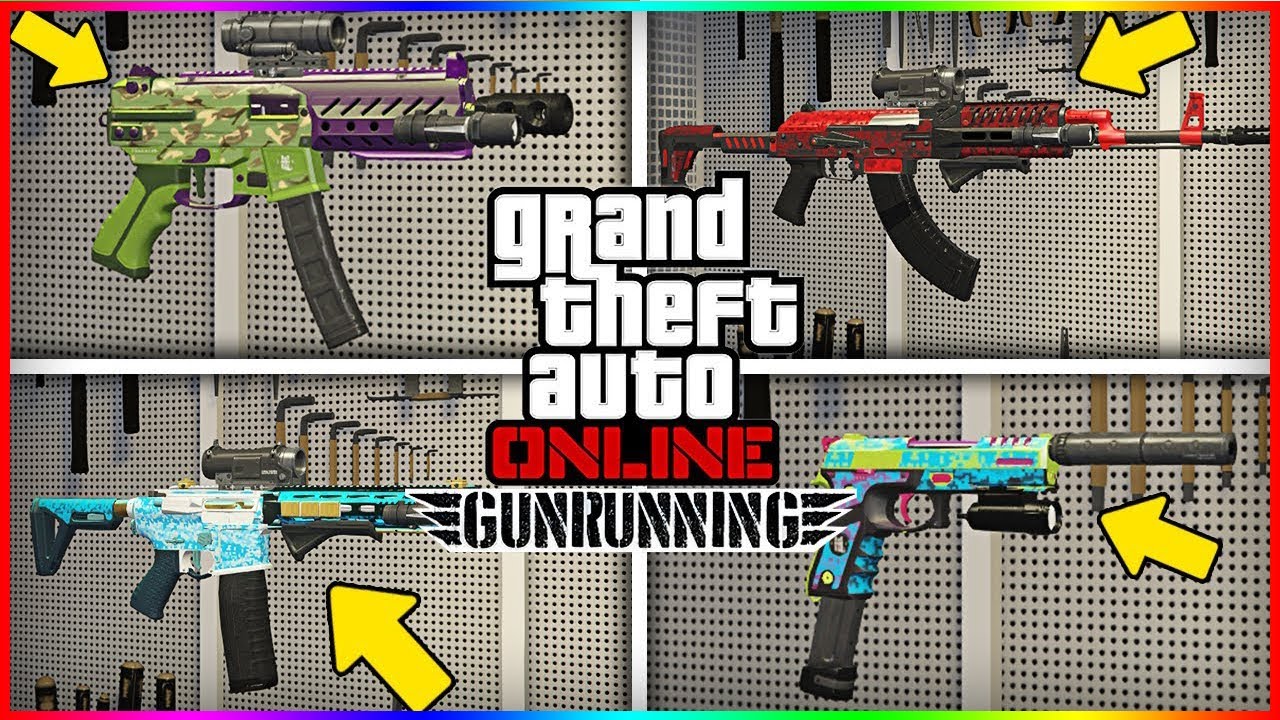 Como mejorar las armas en GTA V online 