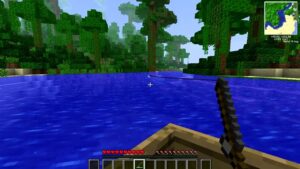 Como recoger la caña de pescar en Minecraft
