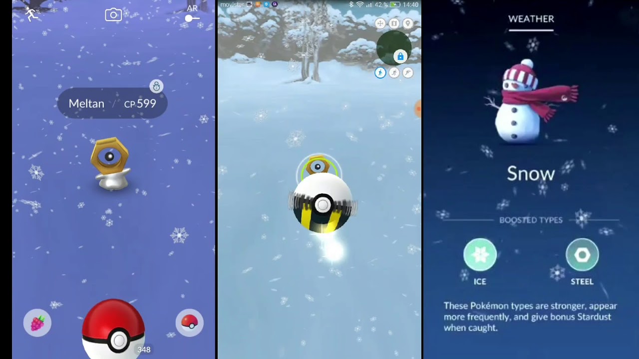 Coordenadas Clima Nieve Pokémon Go