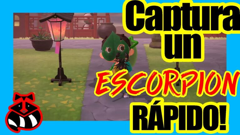 Cómo Atrapar Escorpiones en Animal Crossing