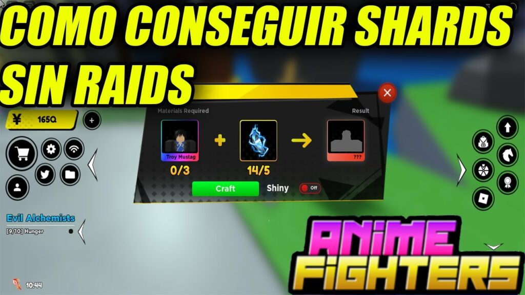 Cómo Conseguir Shards en Anime Fighters Simulator
