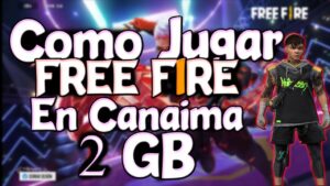 Cómo Jugar Free Fire en Canaima Letras Rojas