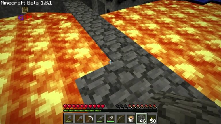 Cómo Recoger Lava en Minecraft