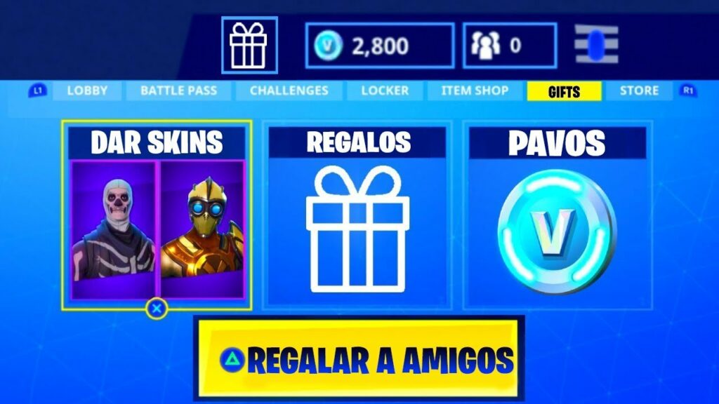 Cómo Regalar PaVos en Fortnite a un Amigo