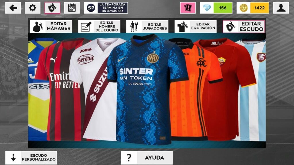 Cómo personalizar uniformes en Dream League Soccer