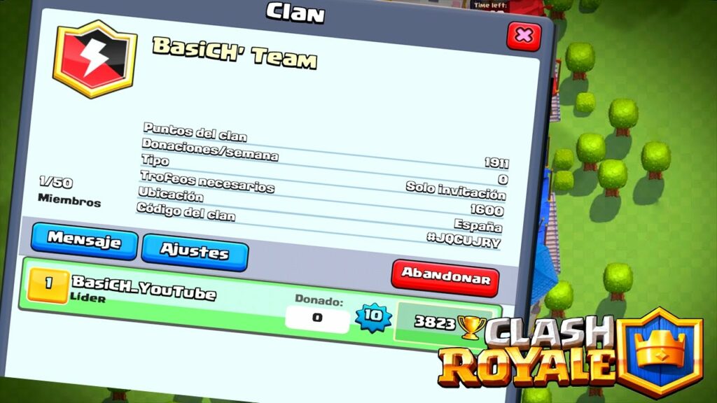 Descripción para Clan de Clash Royale