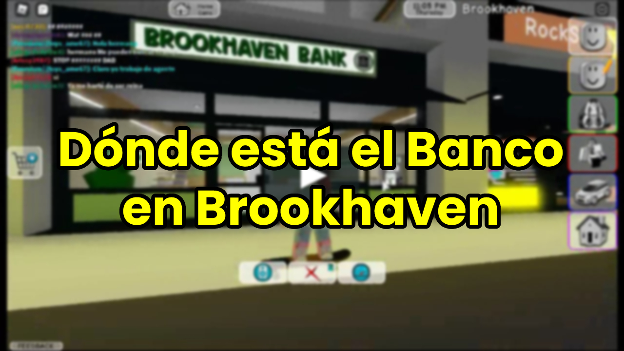 Dónde está el Banco en Brookhaven Roblox