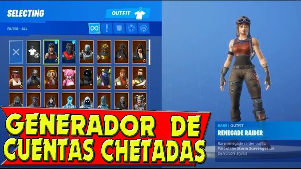 ▷ O Melhor Gerador de Contas Fortnite 2023 ❤️ DONTRUKO