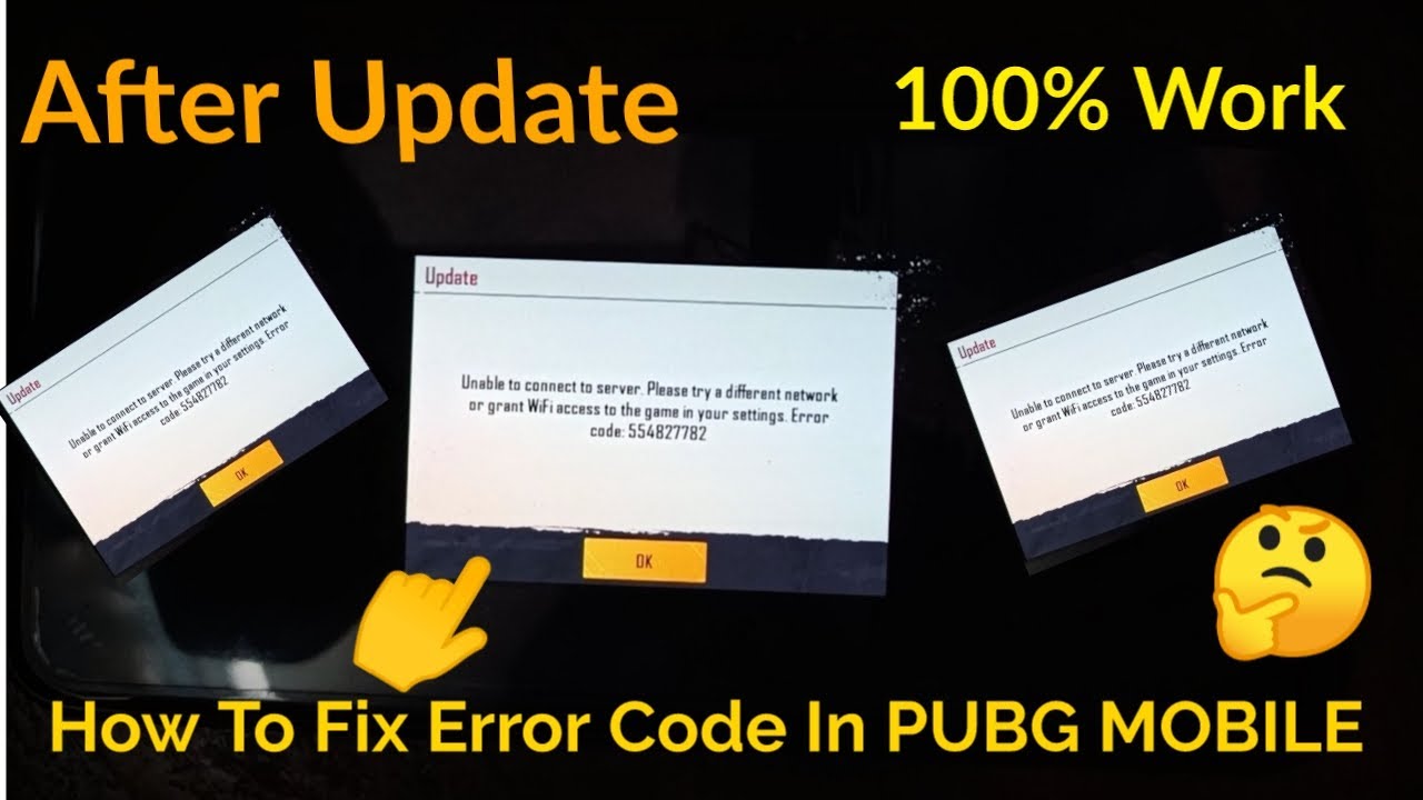Error Code 20 PubG Mobile