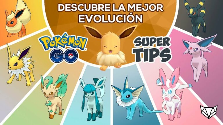 Evoluciones de Eevee Pokémon Go
