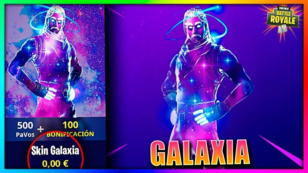 Galaxia Nebulosa - Skin Exclusiva Fortnite