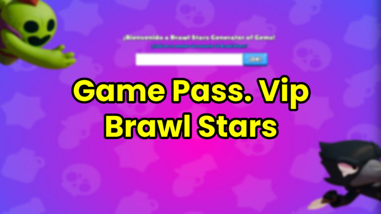 Game Pass. Vip Brawl Stars Gempass vip