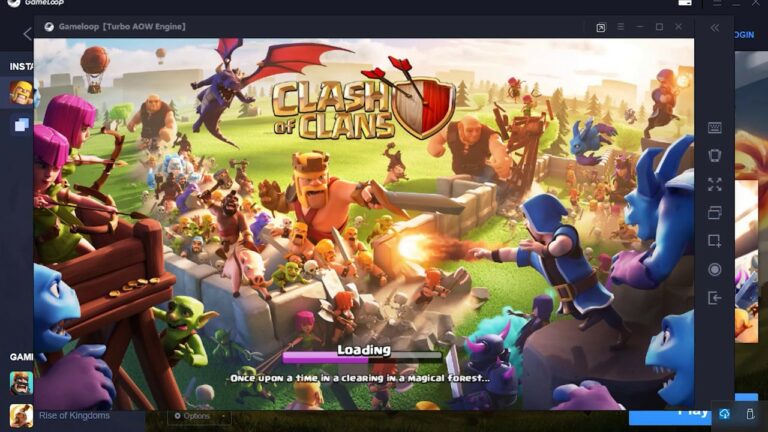 Gameloop of Clash of Clans