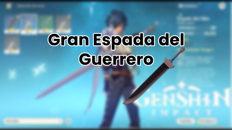 Gran Espada del Guerrero Genshin Impact