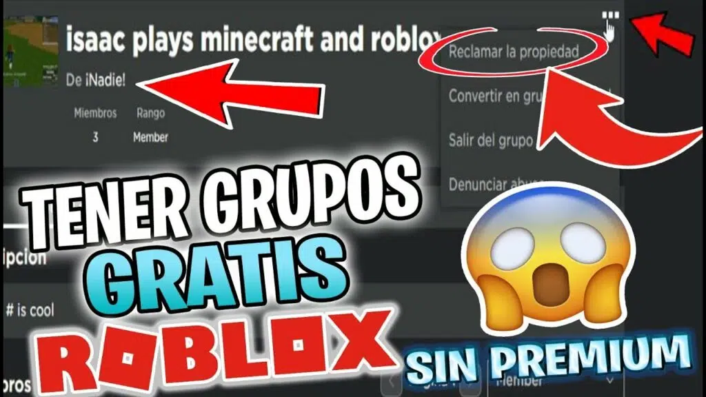 Grupos Sin Dueño en Roblox