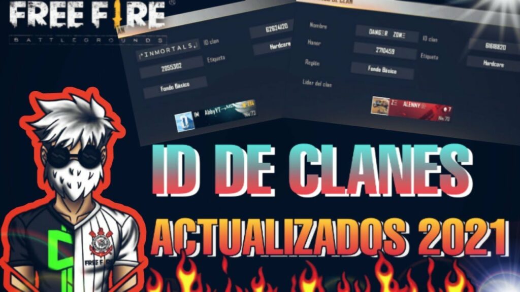 ID de Clanes de Free Fire Youtubers