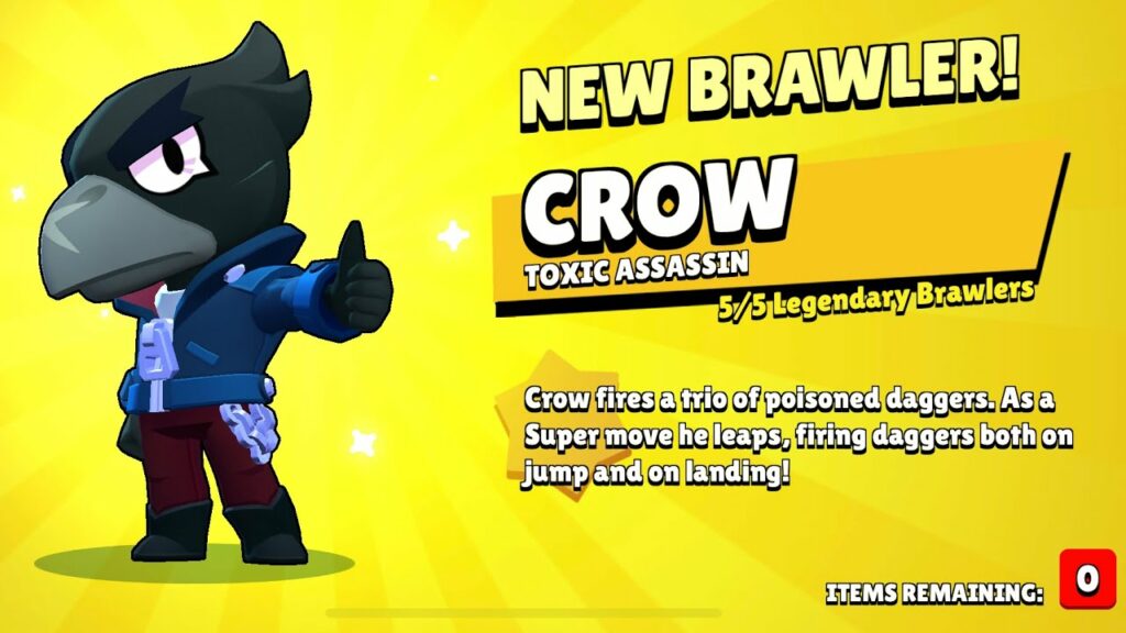 La historia de Crow de Brawl Stars