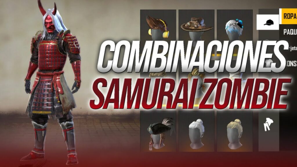 Las Mejores Skins de Free Fire - Samurai Zombie