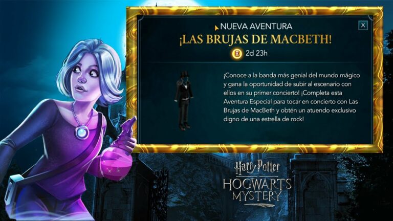 Las brujas de macbeth Harry Potter Hogwarts Mystery