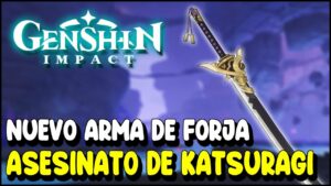 Mandoble Espada Asesinato de Katsuragi Genshin Impact