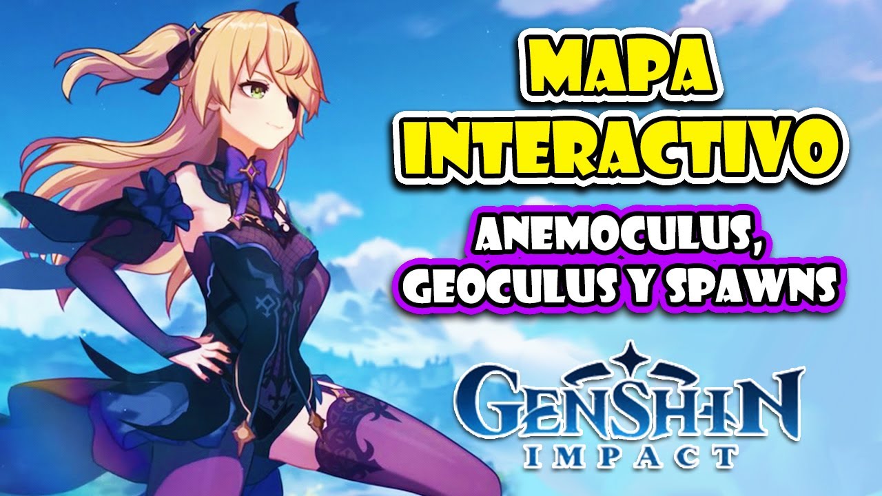 Mapa de Teyvat Interactivo Genshin Impact