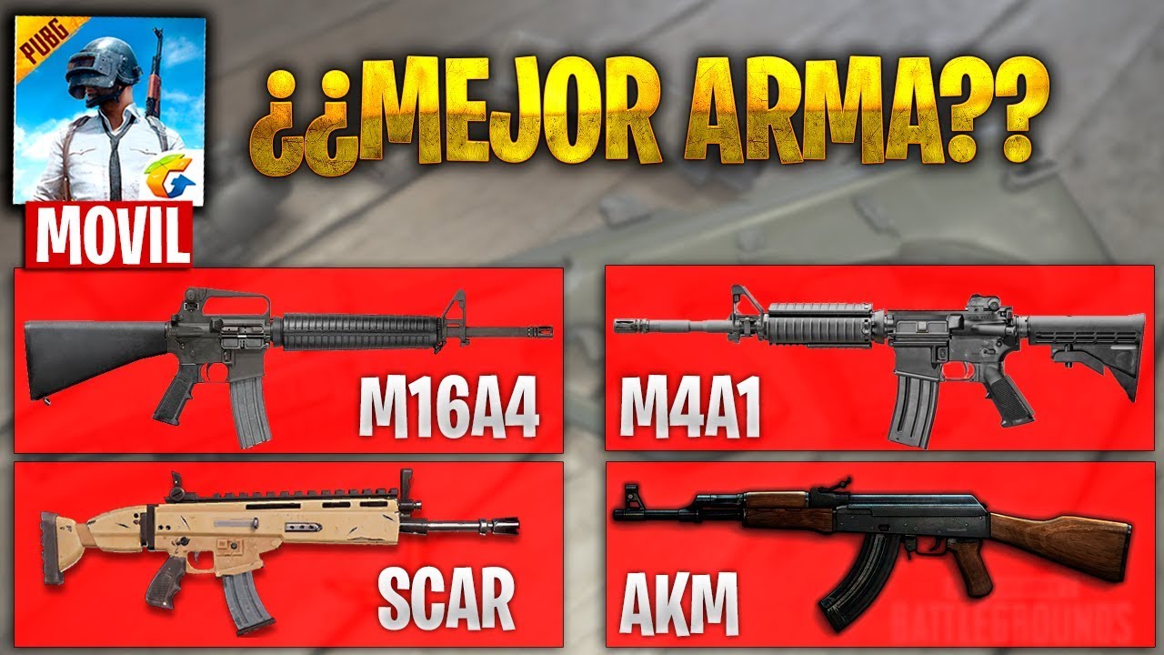 Mejores Armas PubG Mobile