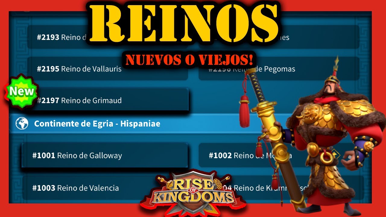 Mejores Reinos Rise of Kingdoms