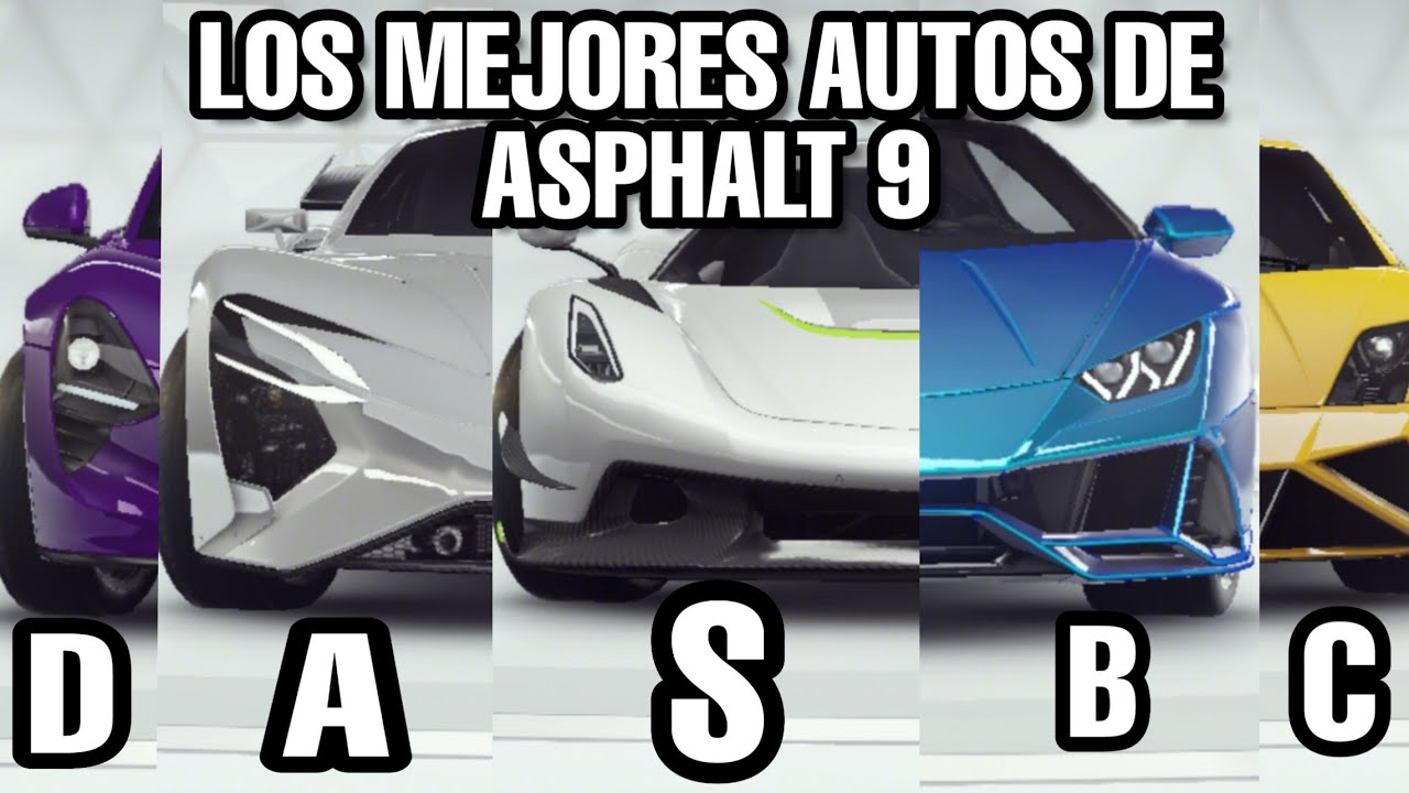 Mejores coches para multijugador Asphalt 9