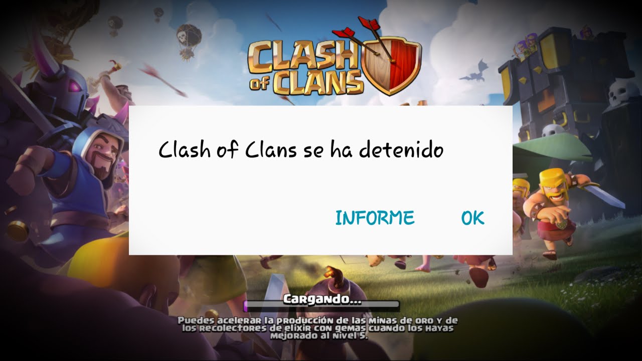 Por Qué Se Me Cierra El Juego Clash Of Clans