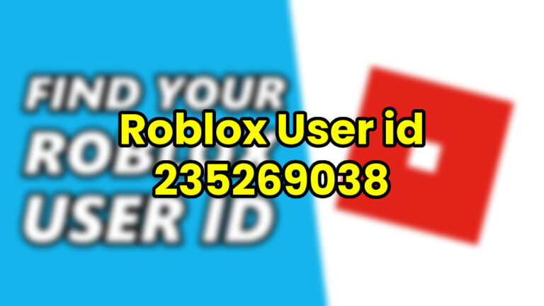 Roblox User id 235269038 2024 ️ DONTRUKO