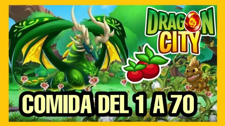 Tabla de Comida en Dragón City