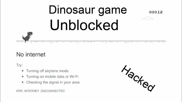 The Dinosaur Game Unblocked Games