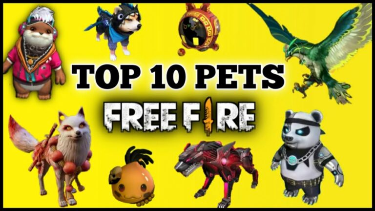 Todas las Mascotas de Free Fire y sus habilidades