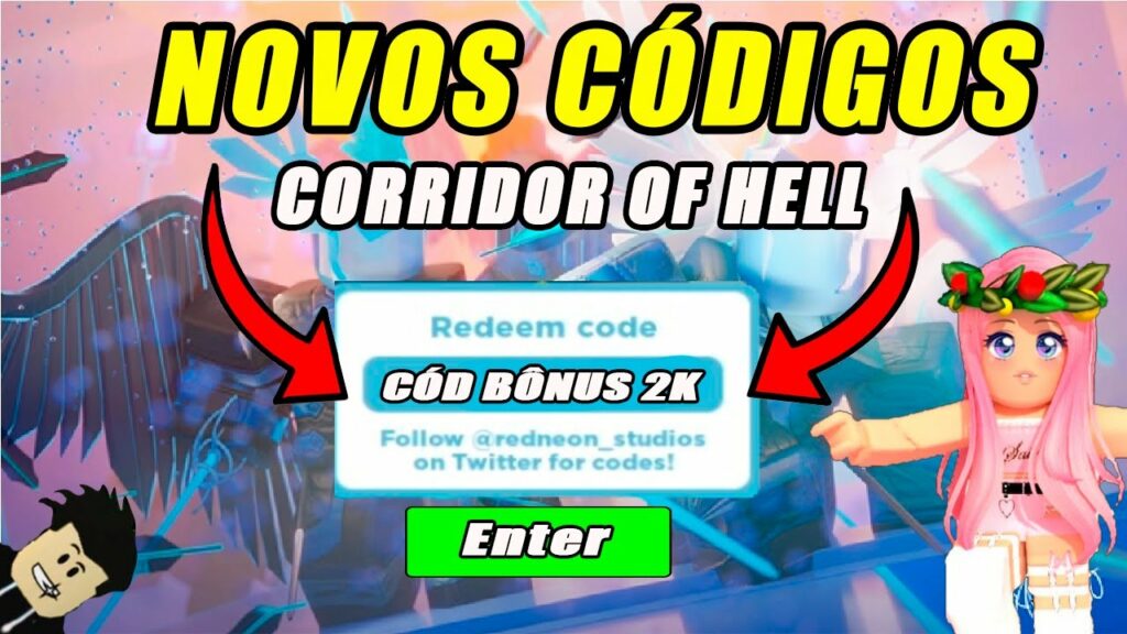 Todos los Códigos de Corridor of Hell Roblox