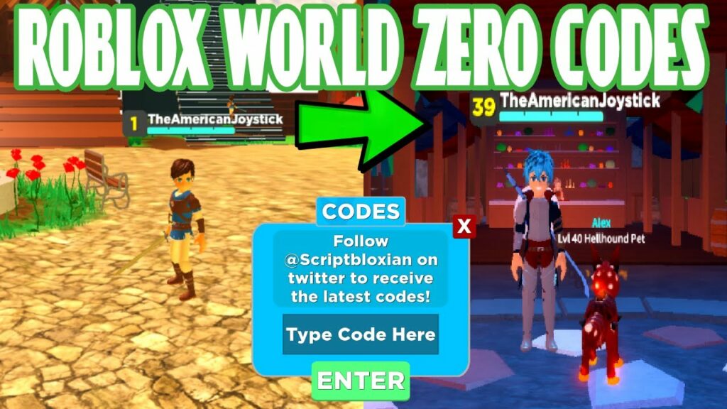 Todos los Códigos de World Zero Roblox