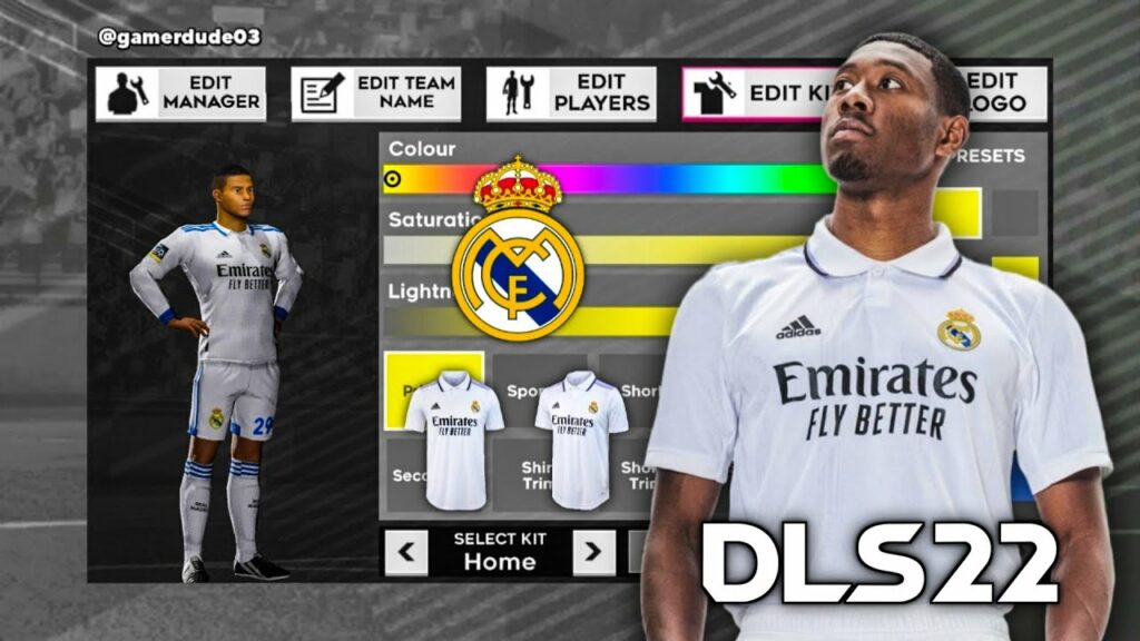 Todos los kits del real Madrid para Dream League Soccer